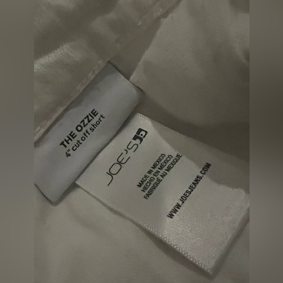 JOE’s JEANS The Ozzie Cutoff Denim Shorts in White SIZE 34 - Picture 6 of 6